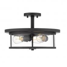 Z-Lite 462SF16-BRZ - 3 Light Semi Flush
