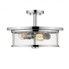 Z-Lite 462SF16-CH - 3 Light Semi Flush