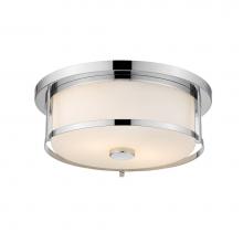 Z-Lite 465F16-CH - 3 Light Flush