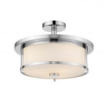 Z-Lite 465SF16-CH - 3 Light Semi Flush