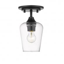 Z-Lite 473F1-MB - 1 Light Flush