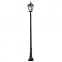 Z-Lite 513PHB-518P-BK - 3 Light Outdoor Post