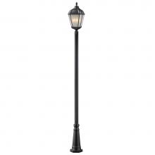 Z-Lite 513PHB-519P-BK - 3 Light Outdoor Post