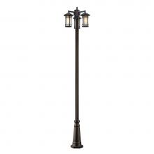 Z-Lite 528MP3-519P-ORB - 3 Light Outdoor Post