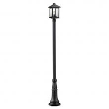 Z-Lite 531PHBR-518P-BK - 1 Light Outdoor Post