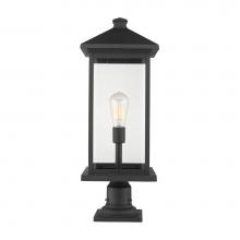 Z-Lite 531PHBXLR-533PM-BK - 1 Light Outdoor Pier Mounted