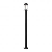 Z-Lite 531PHBXLS-536P-BK - 1 Light Outdoor Post Mounted