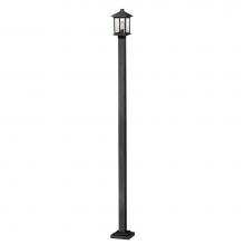 Z-Lite 531PHMS-536P-BK - 1 Light Outdoor Post