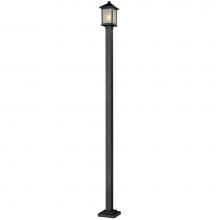 Z-Lite 537PHM-536P-BK - Outdoor Post