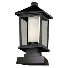 Z-Lite 538PHM-SQPM-BK - Outdoor Post
