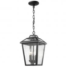 Z-Lite 539CHM-BK - 3 Light Outdoor Chain