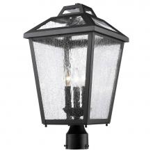 Z-Lite 539PHBR-BK - 3 Light Outdoor Post Mount
