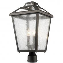 Z-Lite 539PHBR-ORB - 3 Light Outdoor Post Mount