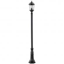 Z-Lite 540PHB-518P-BK - 3 Light Outdoor Post