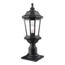 Z-Lite 540PHM-533PM-BK - 1 Light Outdoor Pier Mount