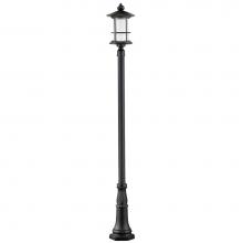 Z-Lite 552PHBR-518P-BK-LED - Outdoor LED Post