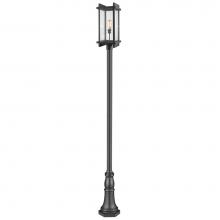Z-Lite 565PHBR-518P-BK - 1 Light Outdoor Post Mounted