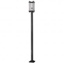 Z-Lite 565PHBS-536P-BK - 1 Light Outdoor Post Mounted