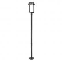 Z-Lite 566PHBR-567P-BK-LED - 1 Light Outdoor Post Mounted