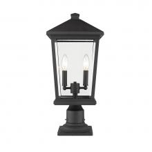 Z-Lite 568PHBR-533PM-BK - 2 Light Outdoor Pier Mounted