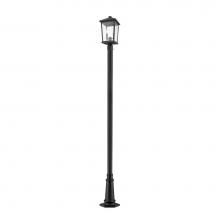 Z-Lite 568PHBR-557P-BK - 2 Light Outdoor Post Mounted