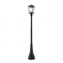 Z-Lite 568PHBR-564P-BK - 2 Light Outdoor Post Mounted