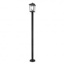 Z-Lite 568PHBR-567P-BK - 2 Light Outdoor Post Mounted