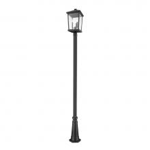 Z-Lite 568PHXLR-519P-BK - 3 Light Outdoor Post Mounted