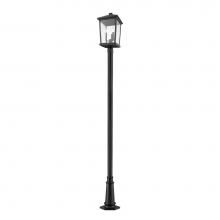 Z-Lite 568PHXLR-557P-BK - 3 Light Outdoor Post Mounted