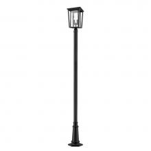 Z-Lite 571PHBR-557P-BK - 2 Light Outdoor Post Mounted