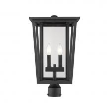 Z-Lite 571PHBR-BK - 2 Light Outdoor Post Mount