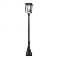 Z-Lite 571PHXLR-564P-BK - 3 Light Outdoor Post Mounted