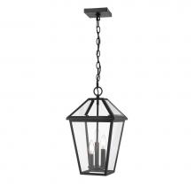 Z-Lite 579CHB-BK - 3 Light Outdoor Chain Mount Ceiling