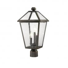 Z-Lite 579PHBR-ORB - 3 Light Outdoor Post Mount