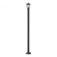 Z-Lite 579PHMS-536P-BK - 1 Light Outdoor Post Mounted