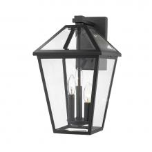 Z-Lite 579XL-BK - 3 Light Outdoor Wall