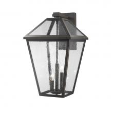 Z-Lite 579XL-ORB - 3 Light Outdoor Wall