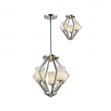 Z-Lite 608SF-C-CH - 3 Light Semi Flush