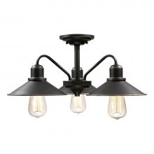 Z-Lite 613SF-OB - 3 Light Semi Flush
