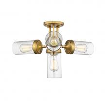 Z-Lite 617SF-FB - 4 Light Semi Flush