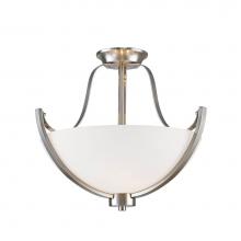 Z-Lite 7000SF-BN - 3 Light Semi Flush
