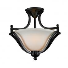 Z-Lite 702SF-BRZ - 2 Light Semi Flush