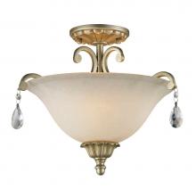 Z-Lite 720SF-AS - 3 Light Semi Flush