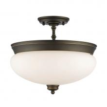 Z-Lite 721SF-OB - 3 Light Semi Flush