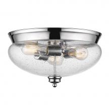 Z-Lite 722F3-CH - 3 Light Flush