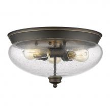Z-Lite 722F3-OB - 3 Light Flush