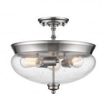 Z-Lite 722SF-BN - 3 Light Semi Flush