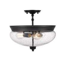 Z-Lite 722SF-MB - 3 Light Semi Flush