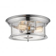 Z-Lite 727F16-CH - 3 Light Flush