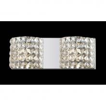 Z-Lite 867-2V-LED - 2 Light Crystal Vanity